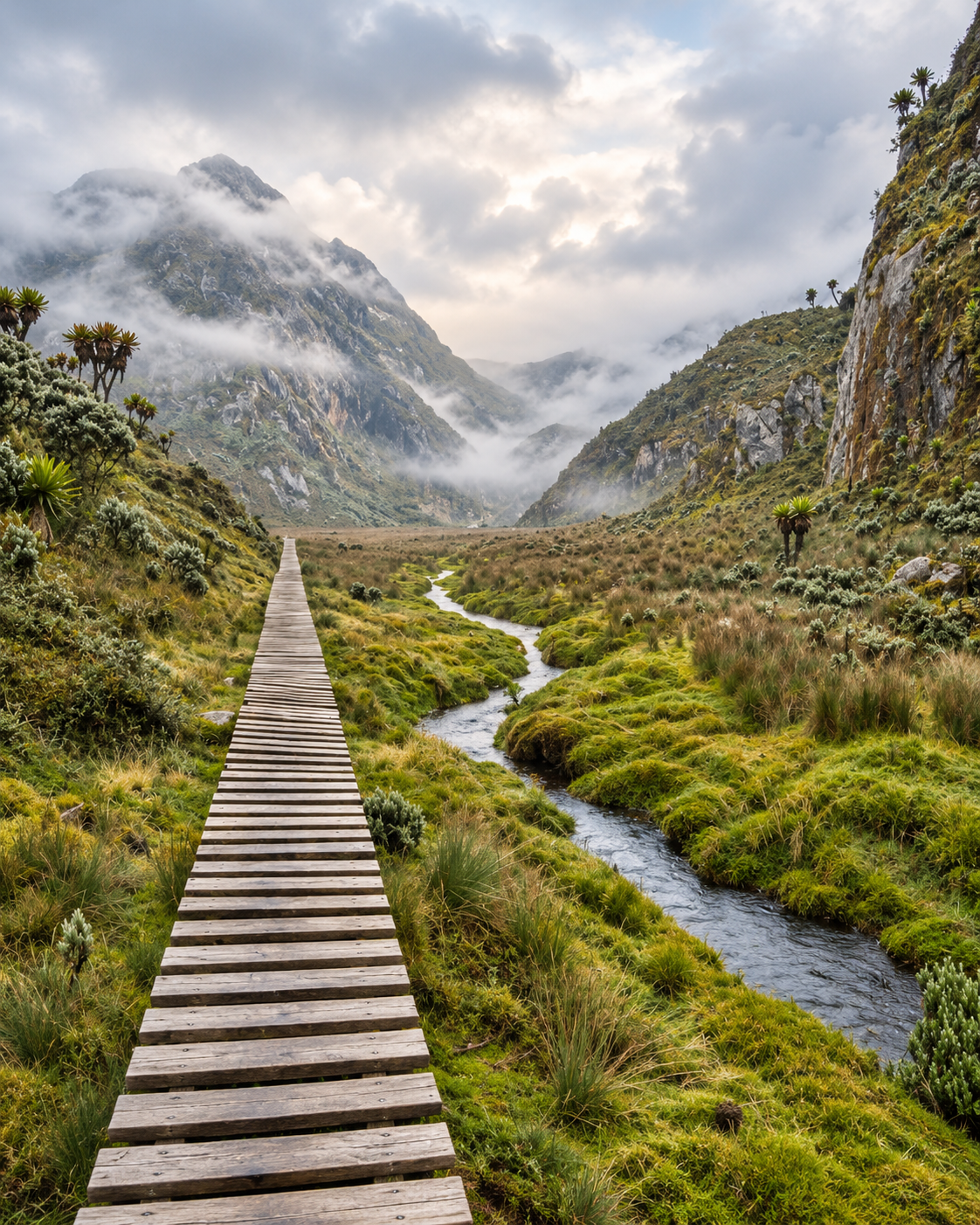Rwenzori Mountains in Uganda