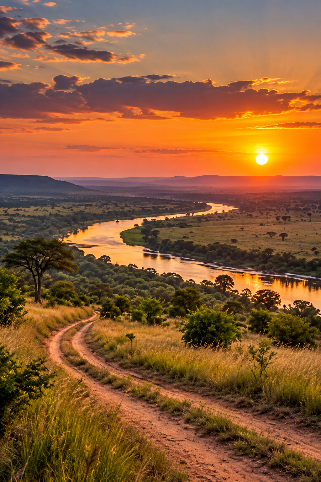 Luxury safari camp in the Zambian wilderness