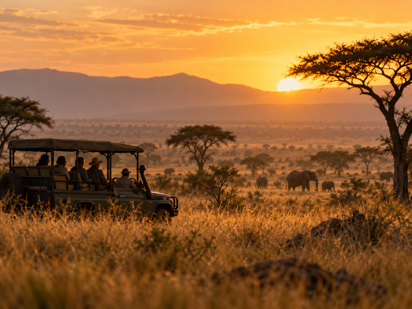 First African safari experience