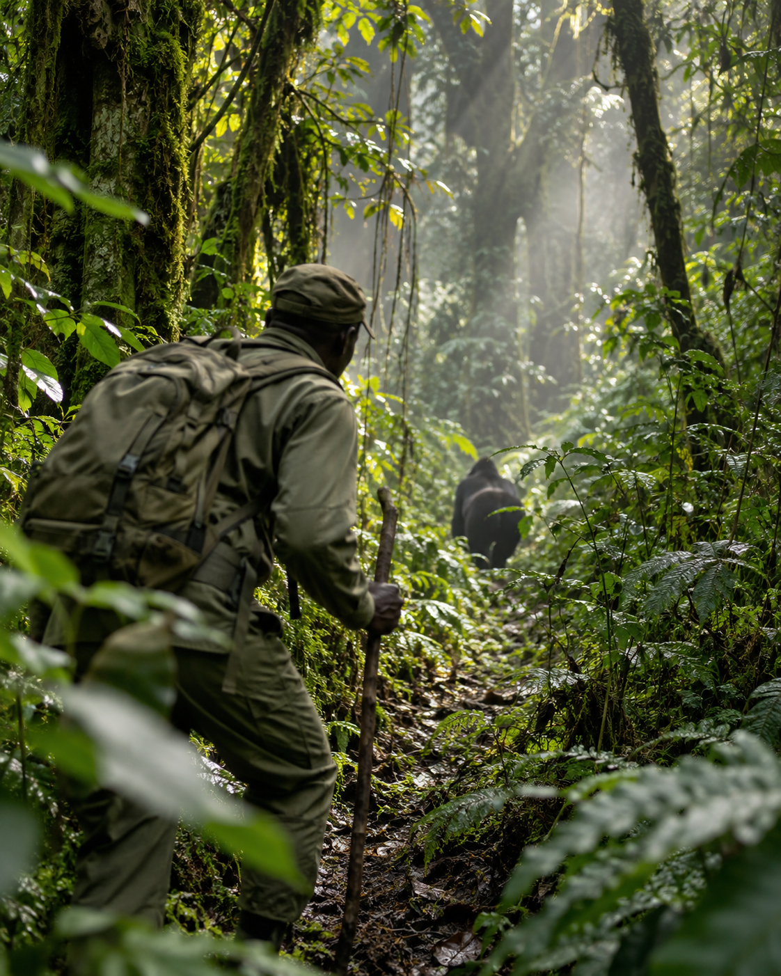 Walking beneath an ancient African rainforest canopy