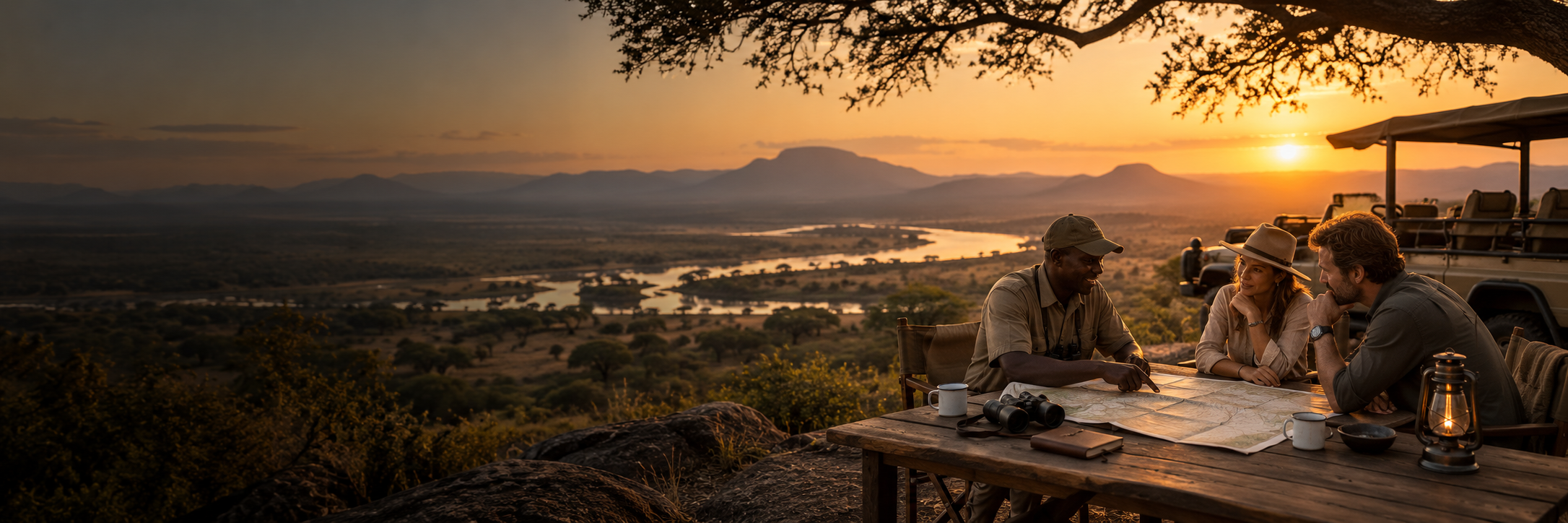 Safari landscape representing a journey with Hammerkop Wildlife Safaris