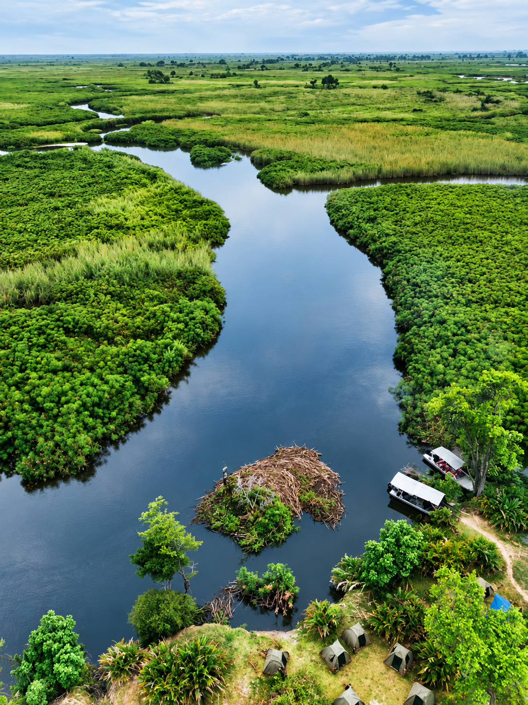 Okavango Delta in Botswana